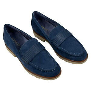 VIONIC Corinne Denim Suede Loafer Womens Size 8 New $145